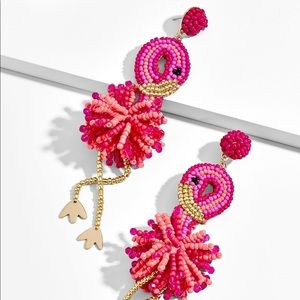 Baublebar flamingo earrings beads